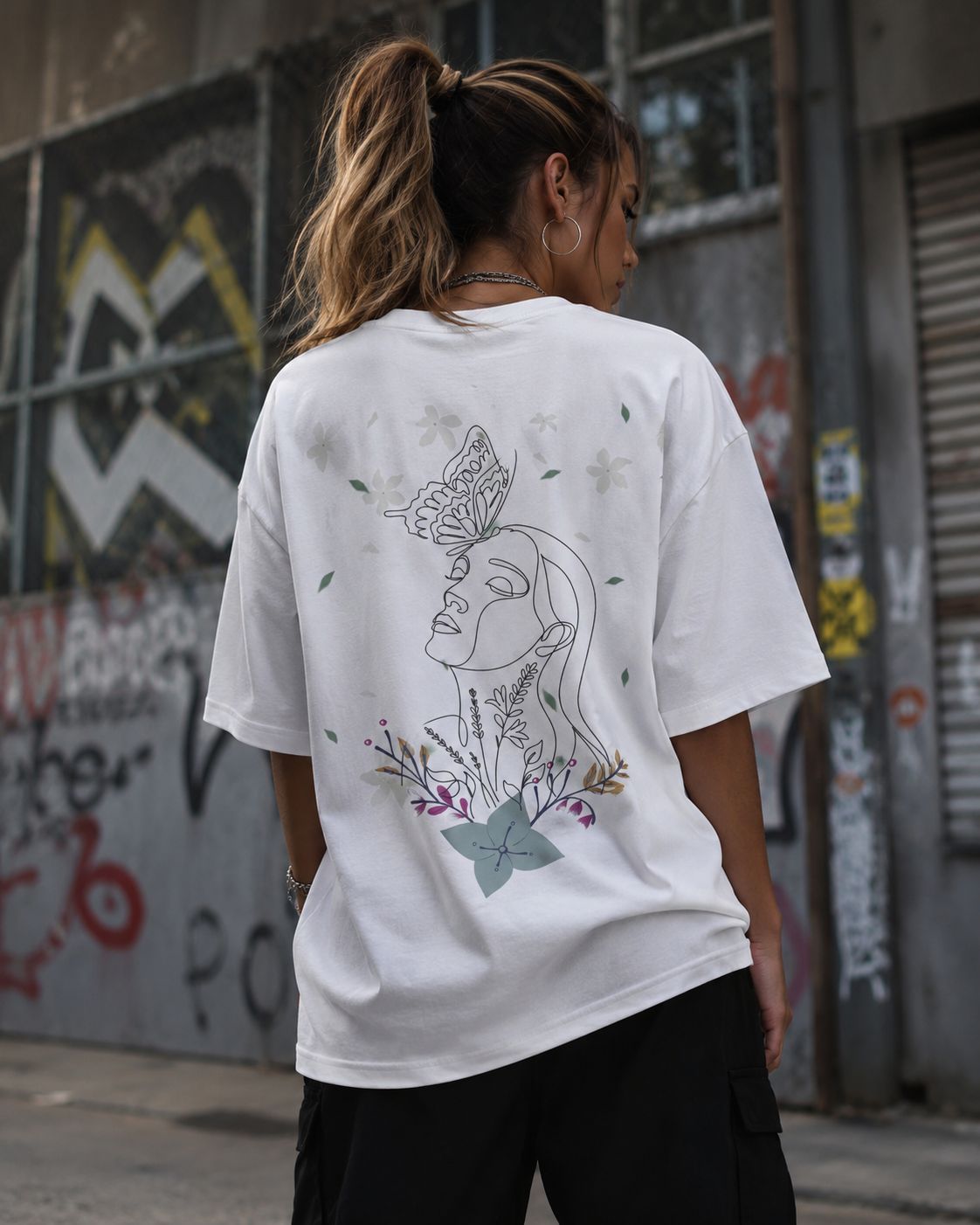 Botanical Oversized T-Shirt