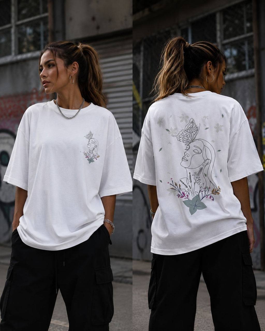 Botanical Oversized T-Shirt
