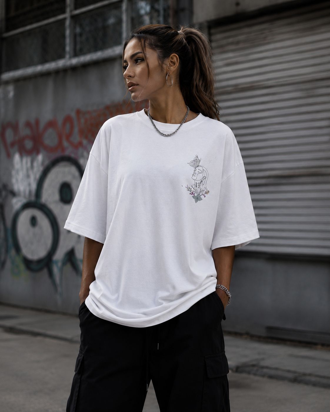 Botanical Oversized T-Shirt