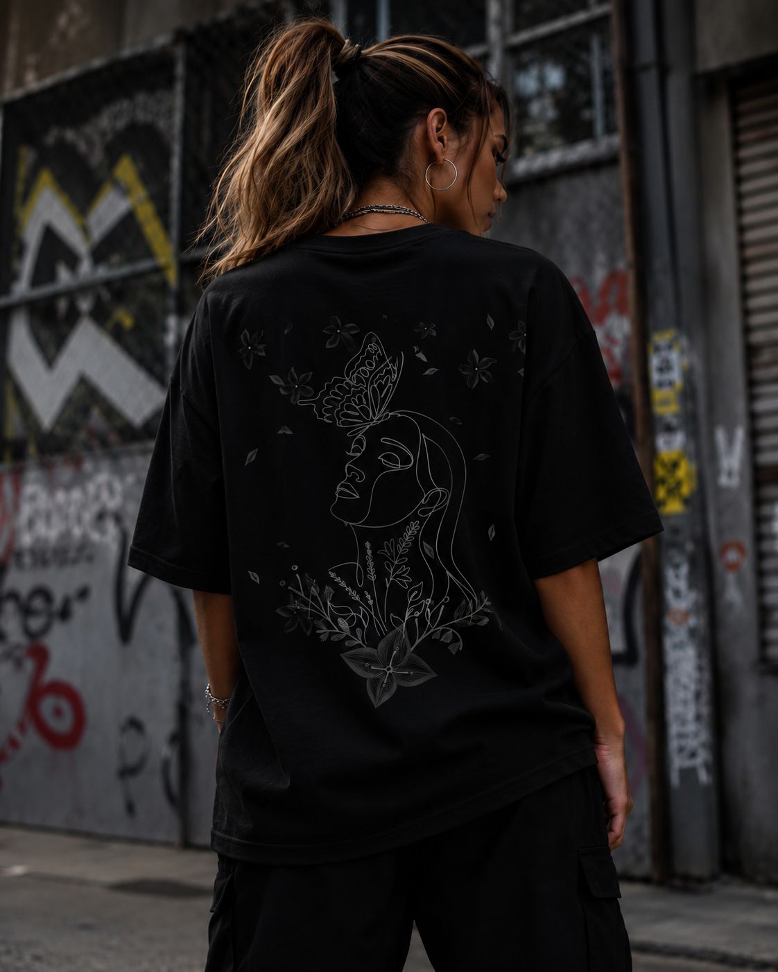 Botanical Oversized T-Shirt